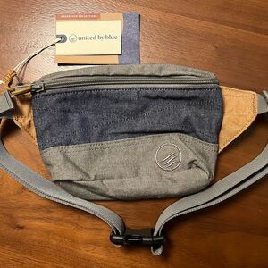 United By Blue Denim and Canvas Fanny Pack Belt Bag